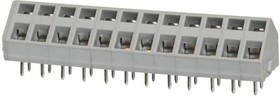 TBL007A-508-12GY, Fixed Terminal Blocks Terminal block, screwless, 5.08, 45, 12, Gray