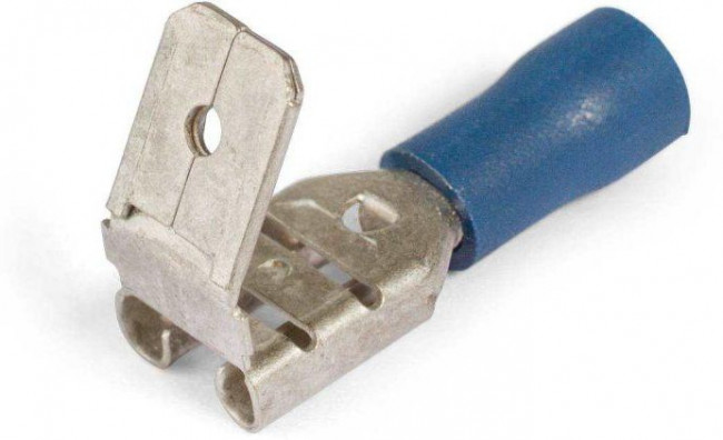 48867, Разъем плоский ответвительный изолированный РПИ-О 2.5-(6.3) серия ПРОФИ (КВТ) 48867, Разъем плоский ответвительный изолированный РПИ-О 2.5-(6.3) серия ПРОФИ (КВТ)