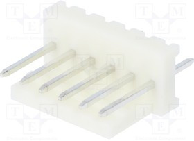 MUSS100-6-C-E, Гнездо, провод-плата, "папа", PIN: 6, 2,54мм, THT, MAS-CON, луженые
