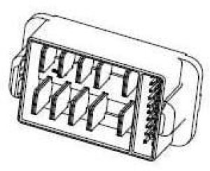 76546-0003, Power to the Board TEN60 MEZZ PLUG ASSY 10P-20S