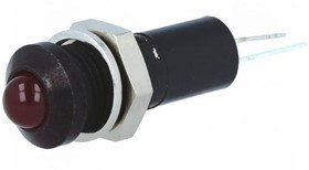 2693.8323, Индикат.лампа: LED, выпуклый, 24ВDC, Отв: d8мм, на печатную плату