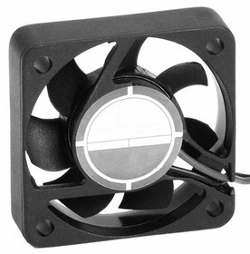 OD4010-05HSS, DC Fans DC Fan, 40x40x10mm, 5VDC, 7CFM, 0.19A, 25dBA, 6000RPM, Sealed Sleeve, Lead Wires