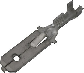 160691-2 (36071LB), Клемма ножевая 6.3мм, штекер, провод 0.5-1.5мм² (контакт для вилки FASTIN-FASTON 6.3)