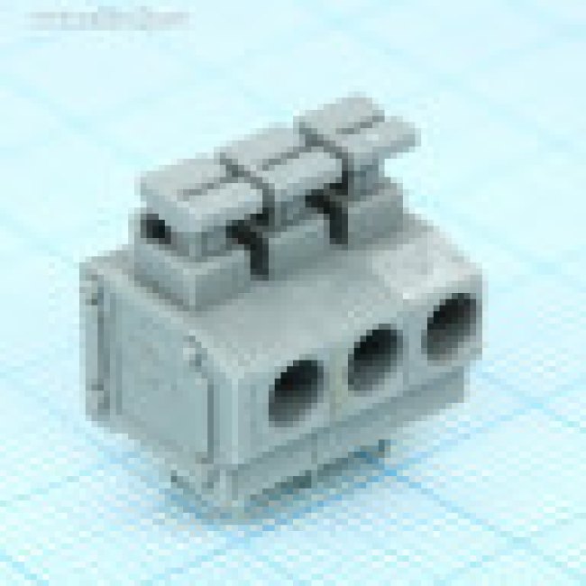 DG235-5.0-03P-11-00A(H), Нажимной безвинтовой клеммный блок на 3 контакта. Зажим типа торцевой контакт. Серия DG235-5.0 DG235-5.0-03P-11-00A(H), Нажимной безвинтовой клеммный блок на 3 контакта. Зажим типа торцевой контакт. Серия DG235-5.0