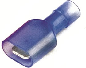 Наконечник изол. "вилка" 1.5-2.5кв.мм отв. d6.3х0.8мм син. (уп.50шт) DKC 2B22TP Наконечник изол. "вилка" 1.5-2.5кв.мм отв. d6.3х0.8мм син. (уп.50шт) DKC 2B22TP