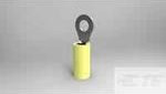 2-36161-2, Клемма с кольцевым наконечником, M5, #10, 10 AWG, 6.64 мм², PIDG, Желтый