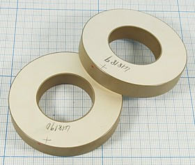 Ультразвуковое кольцо излучатель из пьезокерамики 60xd30x10мм, пэу 60xd30x10\кольцо\ кГц\\PZT8\\\JIN