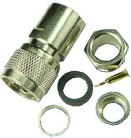 HYR-0302B (GN-302B) (N-7304B) (N-S59P), Разъем N, штекер, RG-59, зажим (Clamp)