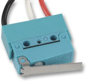 ABS161240, Microswitch, Snap Action, Lever, SPDT, Wire Leaded, 2 A, 125 VDC