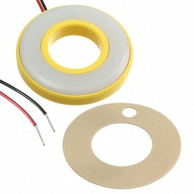 QH16057YC, Apem Yellow Halo LED Indicator, 12 a 24 V dc, 16.1mm Mounting Hole Size, Lead Wires Termi