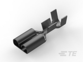 42100-2, FASTIN-FASTON .250 Uninsulated Female Spade Connector, Receptacle, 7.49 x 3.3mm Tab Size, 0.82mm² to 42100-2, FASTIN-FASTON .250 Uninsulated Female Spade Connector, Receptacle, 7.49 x 3.3mm Tab Size, 0.82mm² to