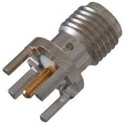 142-0701-236, RF Connectors / Coaxial Connectors PC JCK .11" LEGS Ni