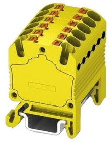 3002958, DIN Rail Terminal Blocks PTFIX 12X1,5-NS15AYE 1.5 mm2 DIN RAIL MN