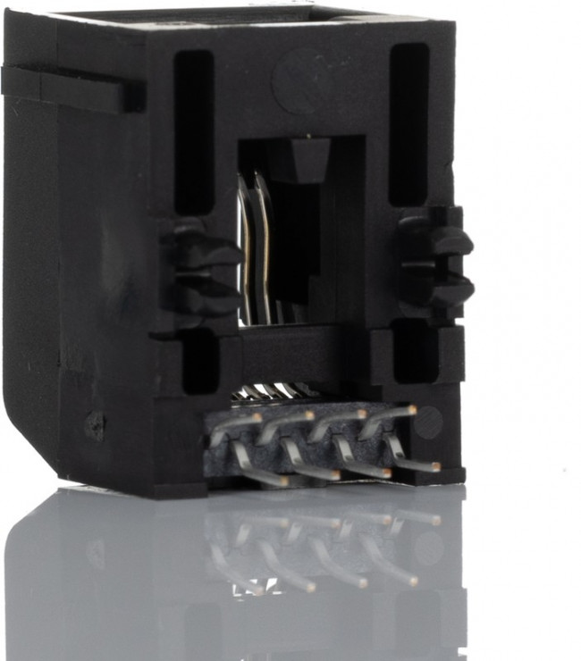 95009-7881, Modular Connectors / Ethernet Connectors STD JACK RA 8/8 RIB