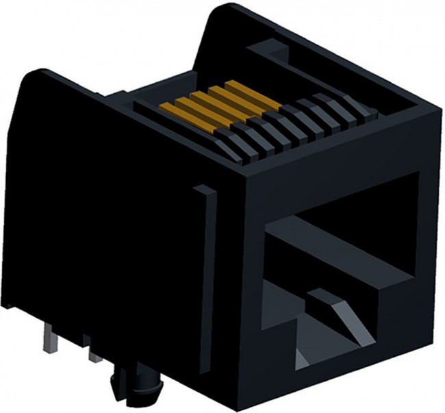 95009-7881, Modular Connectors / Ethernet Connectors STD JACK RA 8/8 RIB