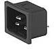 4793.5000, IEC Power Connector, IEC C20 Inlet, 20 А, 250 В AC, Быстрое Соединение, Snap-In