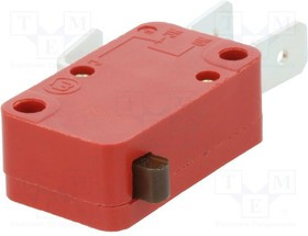 01005.1001, Микропереключатель SNAP ACTION, без рычага, SPDT, 10A/250ВAC