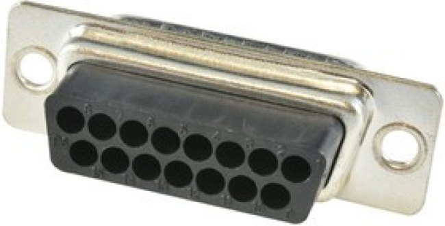 L777SDA15P, D SUB CONN, PLUG, DA, 15POS, SOLDER CUP