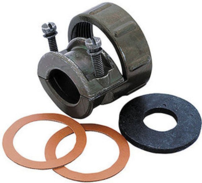 97-3057-3, 97Size 10S, 8S Straight Cable Clamp, For Use With Jacketed Cable, Wires Protected by Tubing 97-3057-3, 97Size 10S, 8S Straight Cable Clamp, For Use With Jacketed Cable, Wires Protected by Tubing