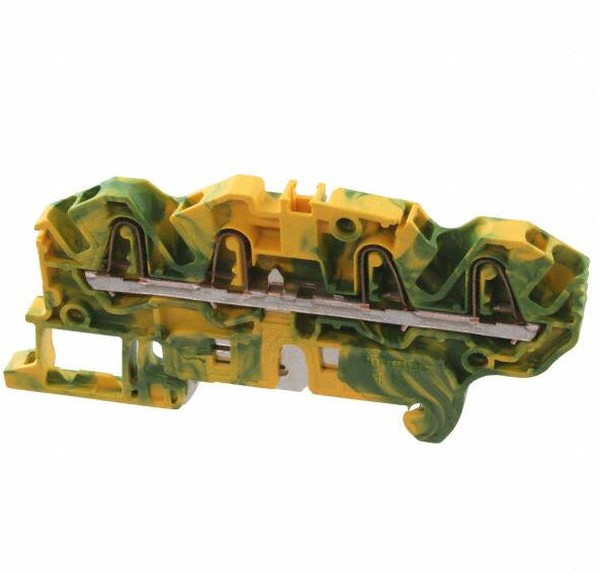 1SNK705152R0000, Клеммная колодка на DIN рейку, 4 вывод(-ов), 12 AWG, 2.5 мм², Зажим