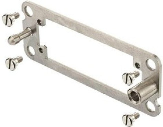 09300241701, Heavy Duty Power Connectors HAN DOCKING FRAME STAINLESS STEEL