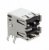 5787745-4, USB Connectors A R/A STACK T/H