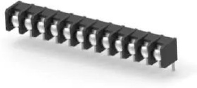 1-1546462-2, Barrier Terminal Blocks 4DB-R108-12 4DB ASSEMBLY
