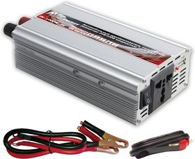 A07074S, Преобразователь напряжения 24 - 220 В 1000 Вт AVS