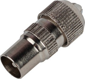 Разъем ЭРА штекер TV без пайки металл тип «Орех» упаковка 100 шт. Б0048304 Разъем ЭРА штекер TV без пайки металл тип «Орех» упаковка 100 шт. Б0048304