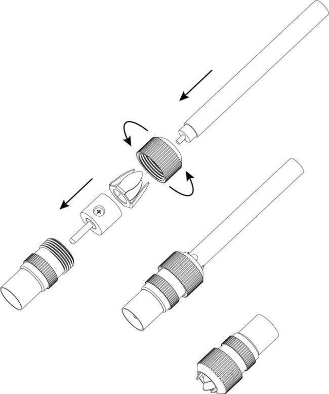 Разъем ЭРА штекер TV без пайки металл тип «Орех» упаковка 100 шт. Б0048304 Разъем ЭРА штекер TV без пайки металл тип «Орех» упаковка 100 шт. Б0048304