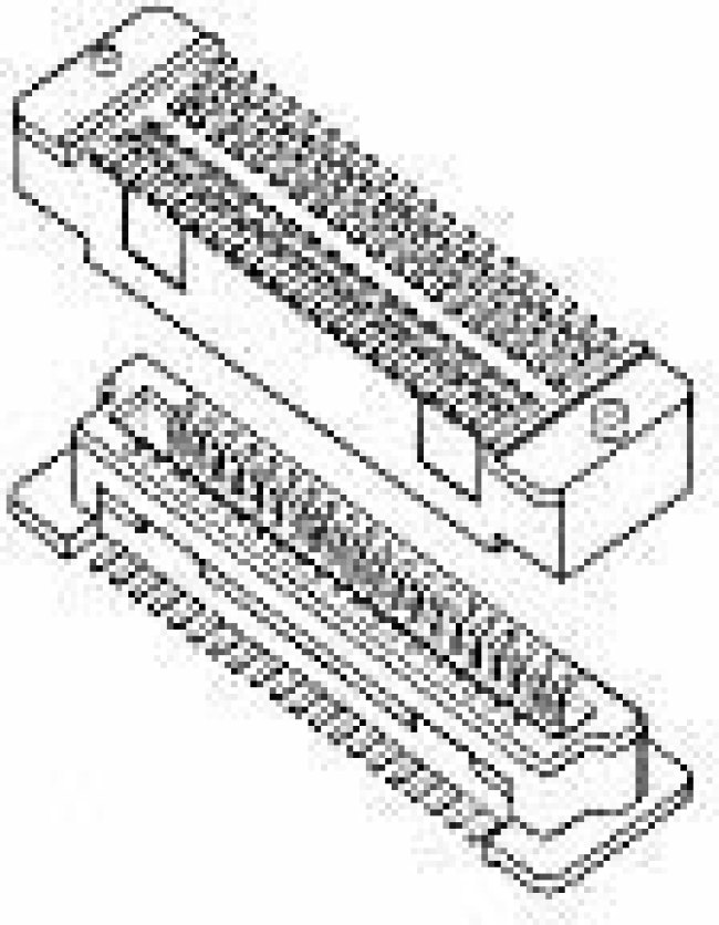61082-064402LF, MEZZANINE CONN, RCPT, 60POS, 2ROW, 0.8MM