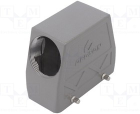 D16B-SE-4G-M32, Корпус: для разъемов HDC, размер D16B, на провод, угловой, M32