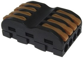 Зажим-клемма проходная PCT типа 8-ти контактная 4-х проводная