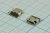 Разъем microUSB розетка, тип B, контакты 11C4HP, на плату, угловой, SMD, microUSBB 11SAD Разъем microUSB розетка, тип B, контакты 11C4HP, на плату, угловой, SMD, microUSBB 11SAD
