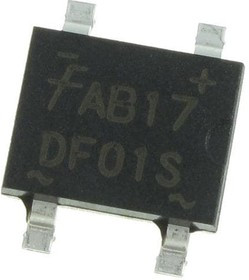 DF01S, Однофазный выпрямительный мост, Urmax 100В, If 1,5А, Ifsm 50А