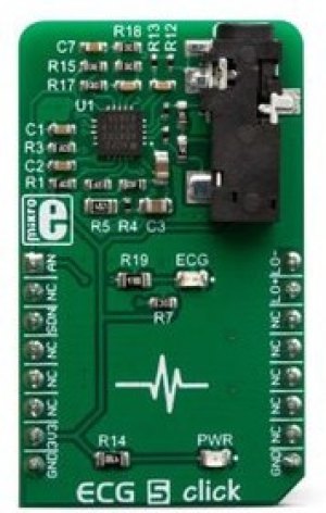 MIKROE-3446, ECG 5 Click for AD8232