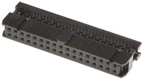 T812134A100CEU, 34-Way IDC Connector Socket for Cable Mount, 2-Row