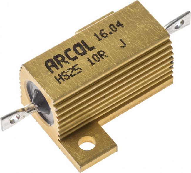 HS25 10R J, Проволочный резистор HS25-10R J ( 157-550 )10 &amp;Omega; 25 W &amp;plusmn; 5 %