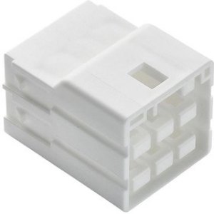 2069962611, Conn Housing RCP 6 POS 4.5mm Crimp ST Cable Mount White Bag 2069962611, Conn Housing RCP 6 POS 4.5mm Crimp ST Cable Mount White Bag