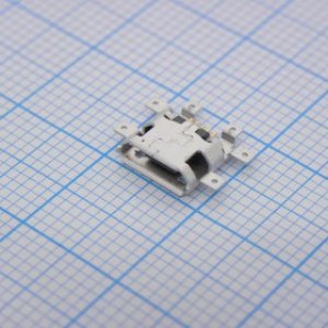 474910001, Разъем Micro USB тип B, USB 2.0, розетка, 5 вывод(-ов), Поверхностный Монтаж, Прямой Угол 474910001, Разъем Micro USB тип B, USB 2.0, розетка, 5 вывод(-ов), Поверхностный Монтаж, Прямой Угол