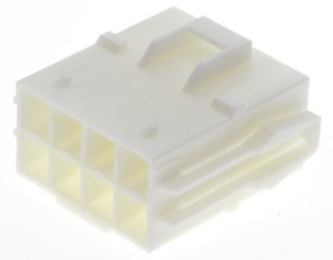 VLR-08V, VL Female Connector Housing, 6.2mm Pitch, 8 Way, 2 Row VLR-08V, VL Female Connector Housing, 6.2mm Pitch, 8 Way, 2 Row