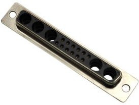 RND 205-01115, Coaxial D-Sub Combination Connector, Socket, 17W5, Soldering Lugs