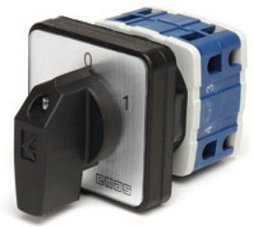 PSA040AK331S, Переключатель кулачковый на панель трехполюсный 40А 400VAC тип 1-2 PSA040AK331S, Переключатель кулачковый на панель трехполюсный 40А 400VAC тип 1-2