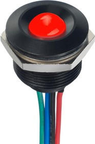 Q16P5BZZRGB12ECA, PANEL INDICATOR, RGB, 16MM, 12VDC