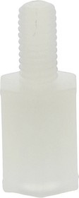 Standoff, M3 x M3 Thread, 8mm Body, Nylon, Male/Female, 6mm Stud