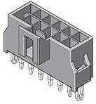 1053122306, Conn Wire to Board HDR 6 POS 2.5mm Solder ST Top Entry Thru-Hole Tray