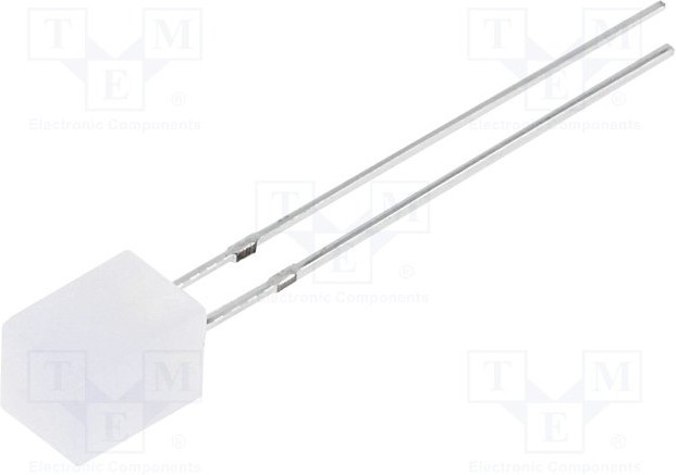 OSG5TA7NE2B, LED; square; 5x5x7mm; green; 500?750mcd; 140°; Front: flat; 30mA OSG5TA7NE2B, LED; square; 5x5x7mm; green; 500?750mcd; 140°; Front: flat; 30mA