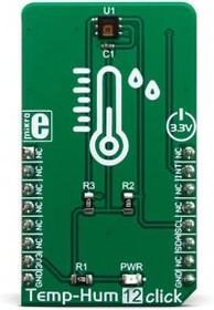 MIKROE-3436, Temp&Hum 12 Click Temperature & Humidity Sensor for HDC2080