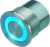 1241.3670, Illuminated Piezo Switch, Latching, SPDT, IK02, IP67, IP69K,, 100 mA, -40 +85°C
