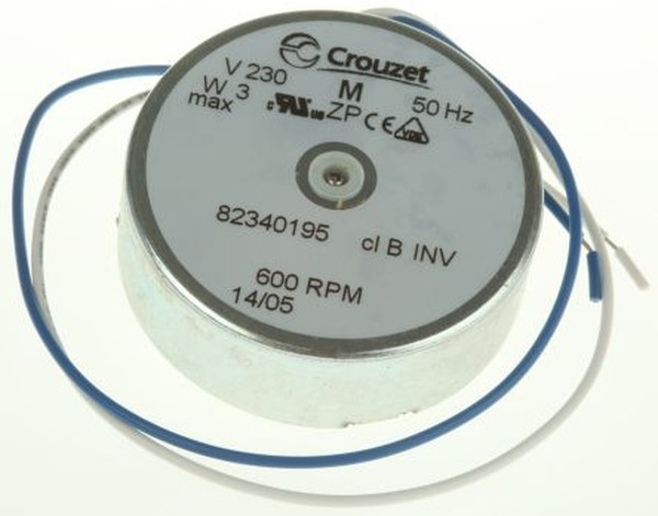 82340195, Двигатель: AC, переменного тока, 3Вт, 230ВAC, 600об./мин, 3,3мНм